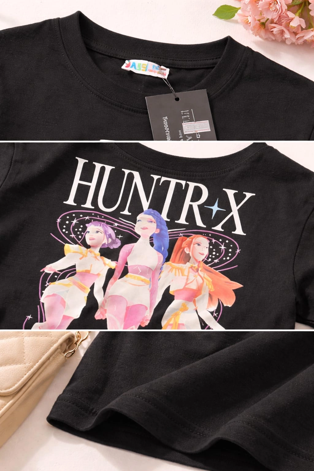 Dívčí tričko s potiskem Huntrix