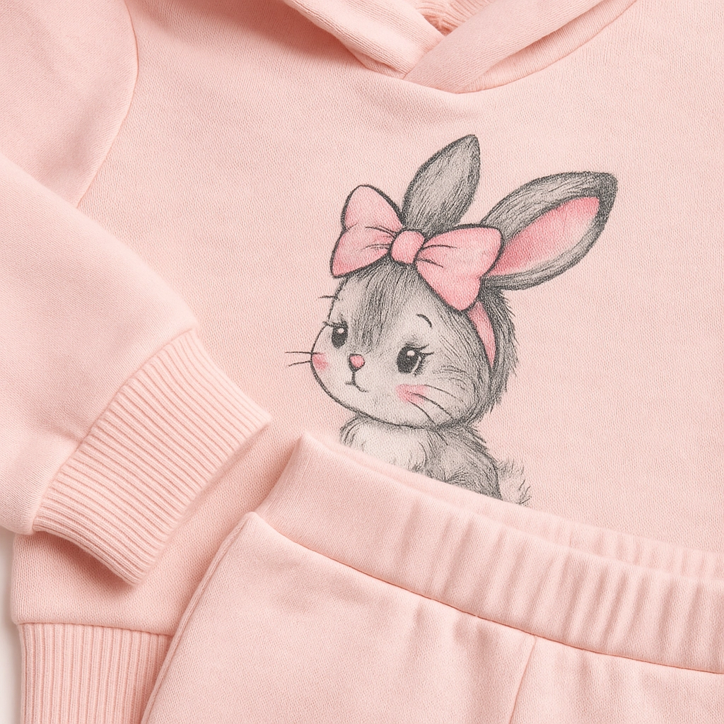 Dívčí tepláková souprava s potiskem 