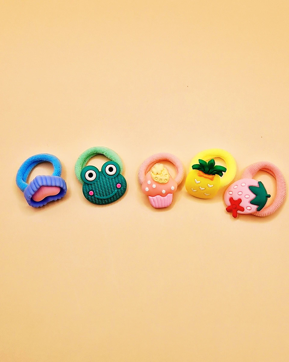 Roztomilé gumičky do vlasů po 5ks