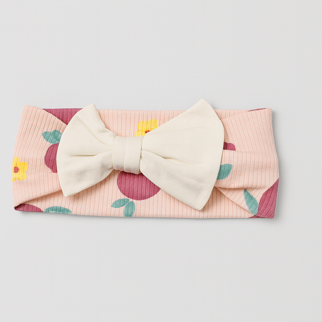 Souprava pro miminka mikina, šaty a mašlí 