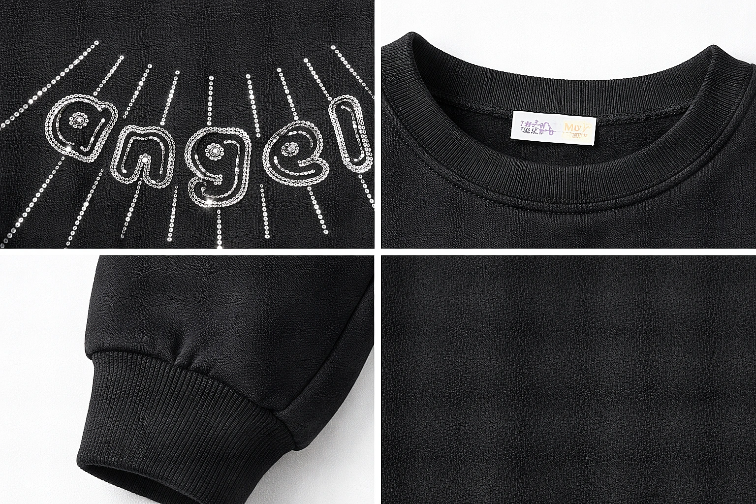 Dívčí mikina s dlouhým rukávem 