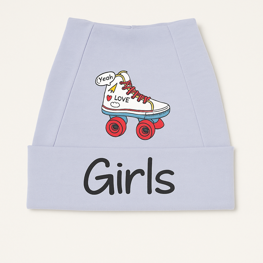 Dívčí čepice s potiskem 3-9 měsíc 